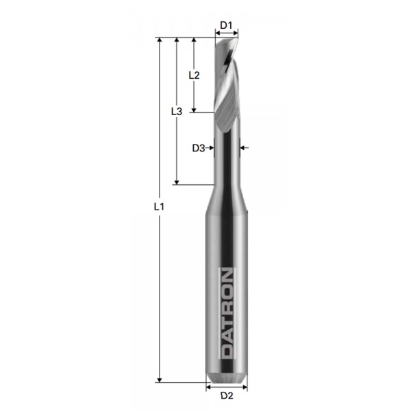 Single Flute End Mill - Long Reach
