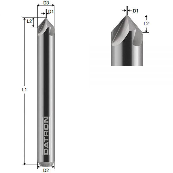Countersink - Chamfer Mill - Polished