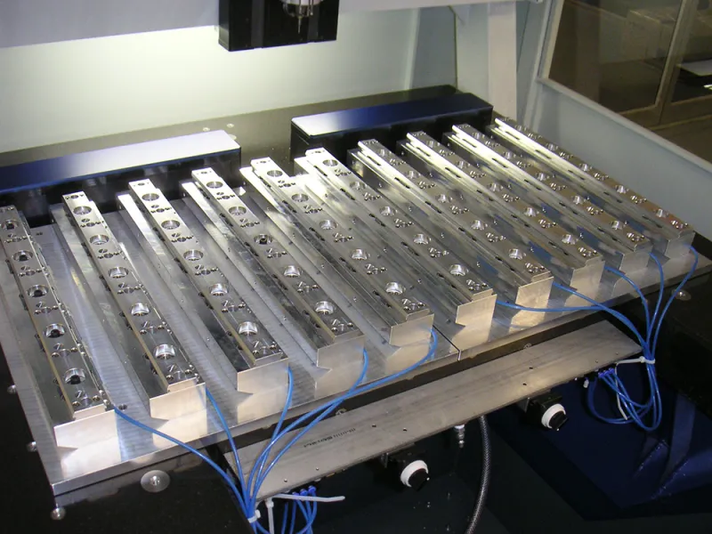 workholding work table for cnc machining complex parts