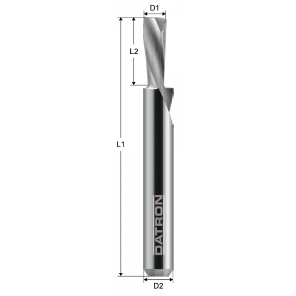 Single Flute End Mill - Down Cut